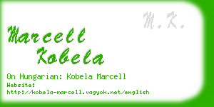 marcell kobela business card